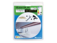 FK Technics SET LED pásik COB s dotykovým spínačom, vr. zdroje, 12W, 4000K, 1 m