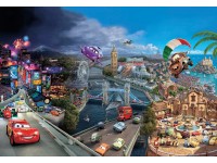 Komar Papírová fototapeta Cars World 368 x 254 cm, 8-dielna