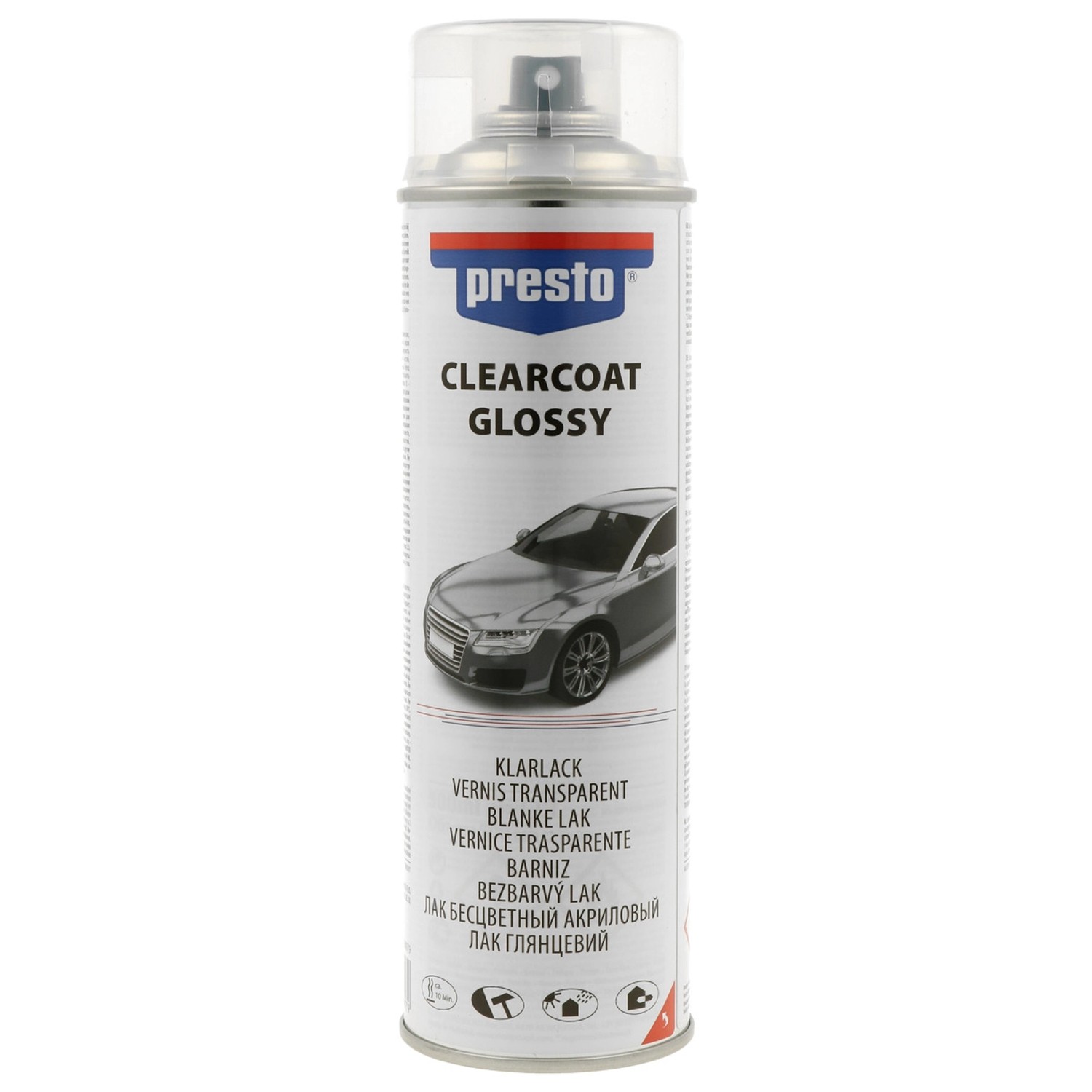 E-shop Presto lak v spreji 500 ml lesklý bezfarebný