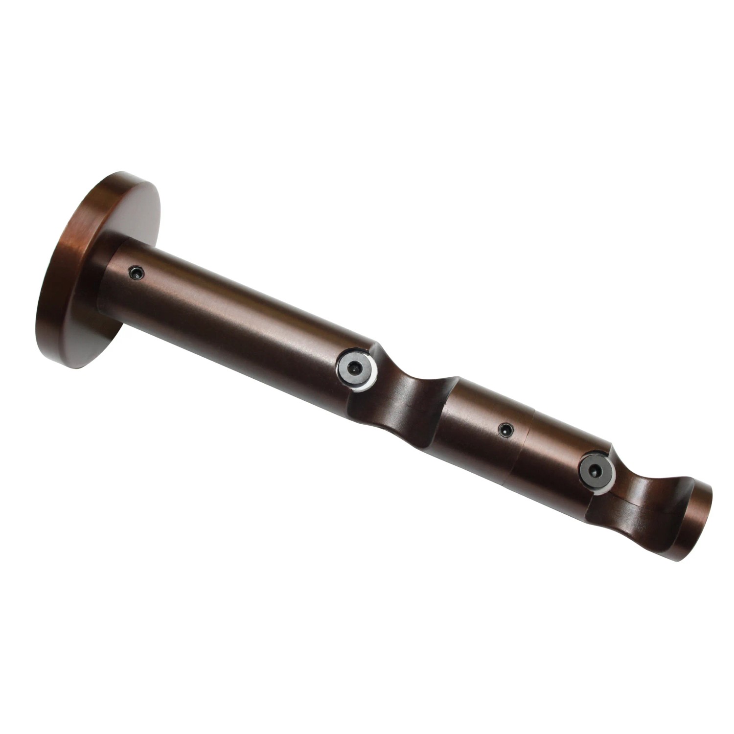 E-shop Gardinia Dvojitý kombinovaný nosník Chicago otvorený 8 / 6 cm bronz