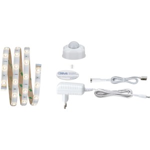 Paulmann LED-Strip Night Comfort Set 1 m s LED pásikom, senzorom, napájacím zdrojom a príslušenstvom.