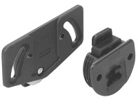 Montážna súprava SlideLine 55 pre jedny dvere 12 kg plast hnedý