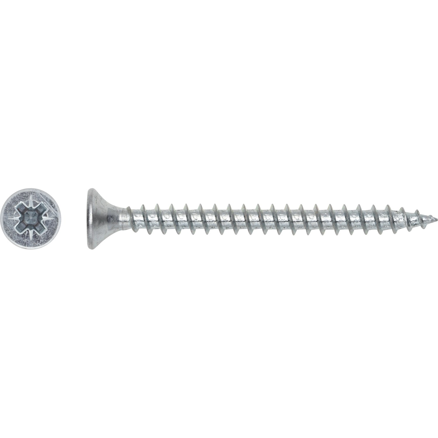 E-shop Uni skrutky so zápustnou hlavou TX20 plný závit bielo pozink. 4,5x16 mm, 20 ks