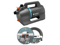GARDENA Záhradné čerpadlo 4100 Silent 550W + 3,5m sacia hadica + SET Classic 20m