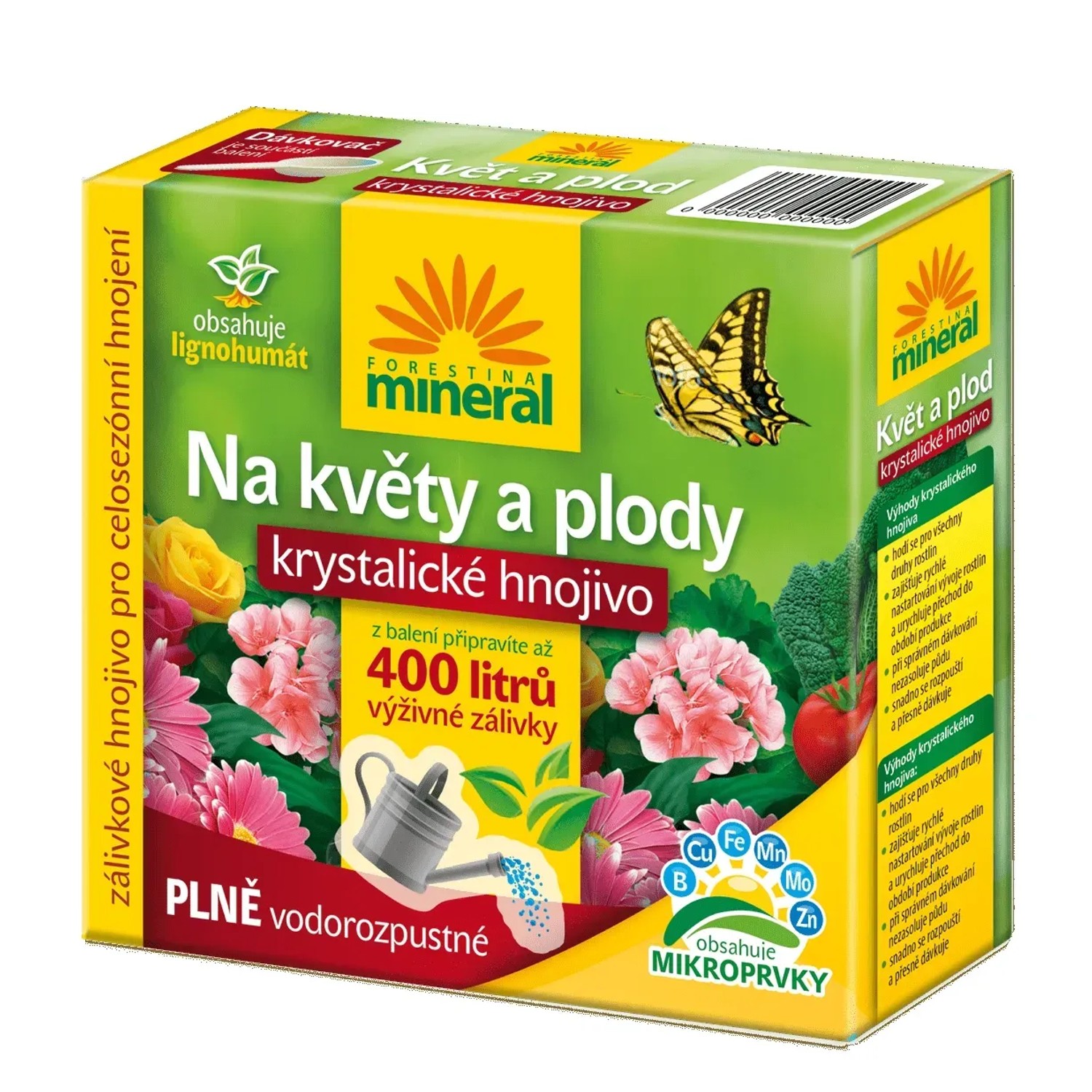 E-shop Forestina Hnojivo kryštalické s lignohumátom na kvety a plody 400 g
