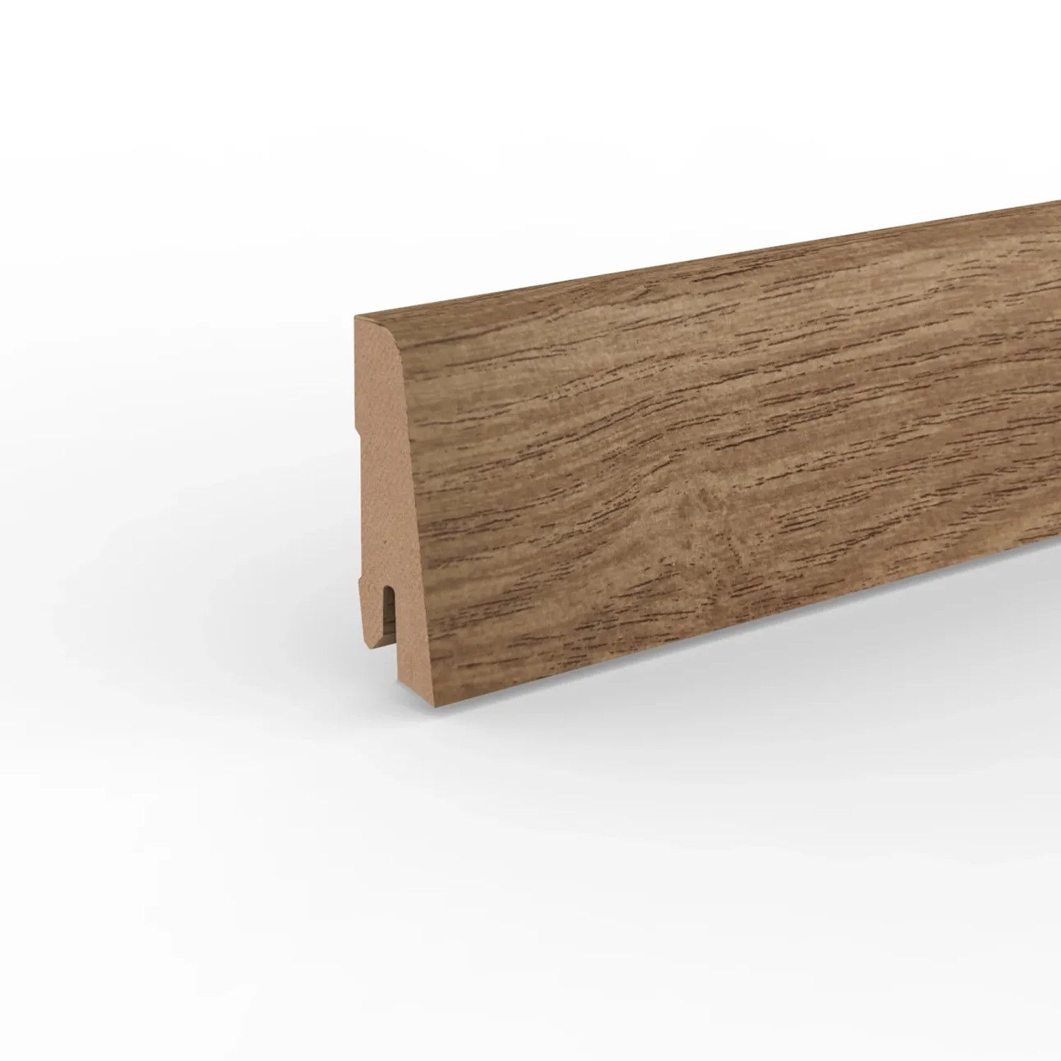 E-shop Döllken Profiles MDF lišta Moderný dub cognac 40 x 18 x 2400 mm