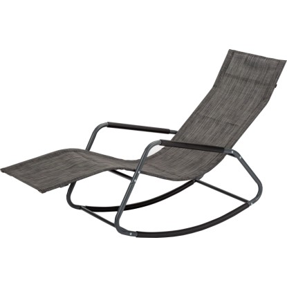 Acamp Hojdacie lehátko Rockstar, antracitová, 43 × 57 × 81 cm