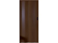 HOPA Plastové zhrňovacie dvere Luciana Design plné orech 73 x 200 cm HOPA Plastové zhrňovacie dvere Luciana Design plné orech 73 x 200 cm