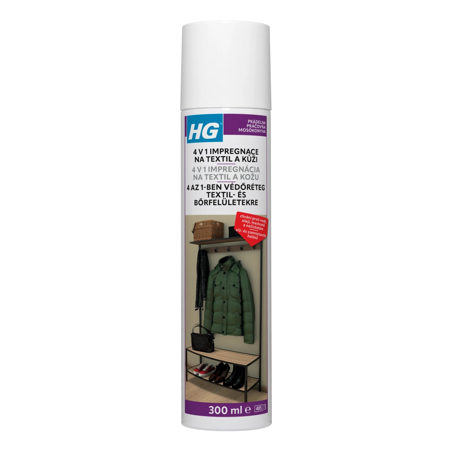 E-shop HG 4v1 impregnácia na textil a kožu 300 ml