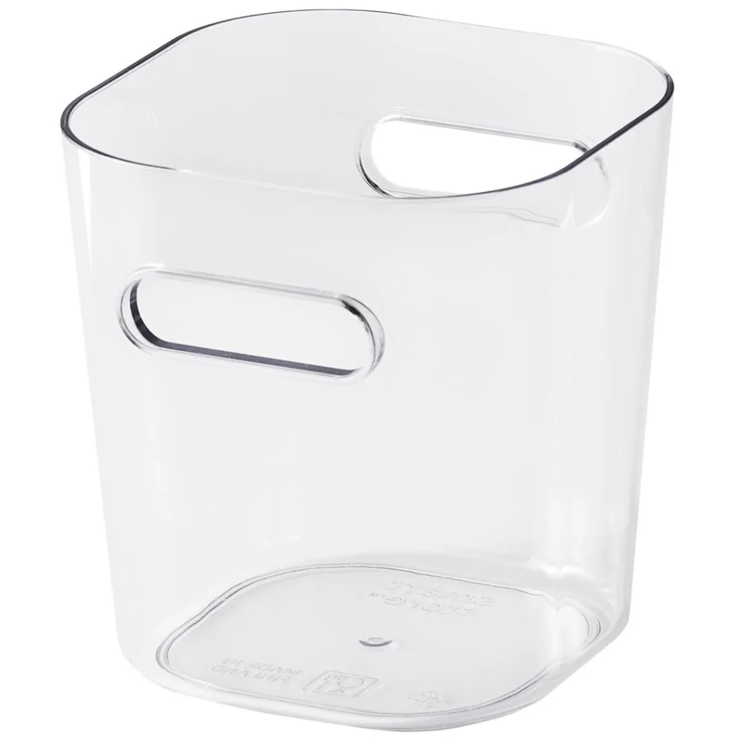 E-shop SmartStore Skladovací box Compact Mini transparentný 9,5 x 9,5 x 10,5 cm, 0,6 l