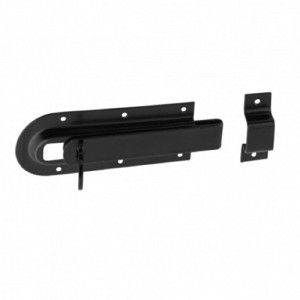 Zástrčka s plochým jazdcom WZD120, oceľ čierna, 120 x 46 mm