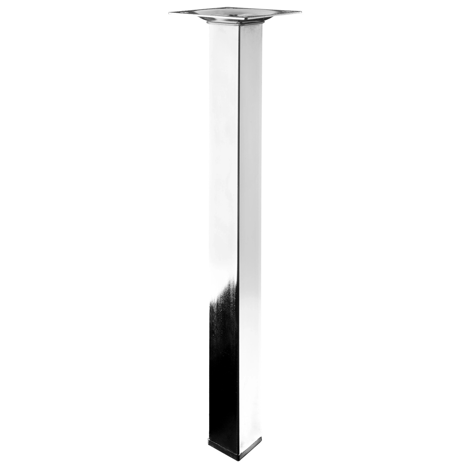 E-shop Hettich Nábytková noha hranatá, chróm, 25 x 25 x 300 mm