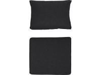 OBI Náhradná súprava poťahov na podušky pre jedálenskú zostavu Lonepine čierna