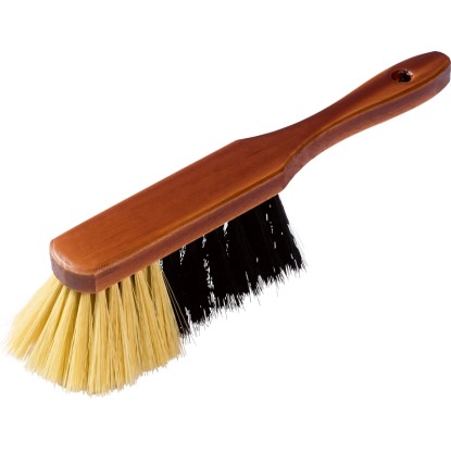 Drevená metlička so syntetickými vláskami, 29 cm