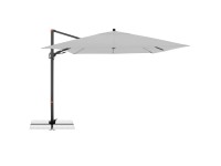 Doppler Výkyvný závesný slnečník MyZone svetlo sivý 280 x 280 cm