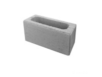 DITON Plotová tvárnica s fazetou H hladká prírodná 38,5 x 19 x 19 cm