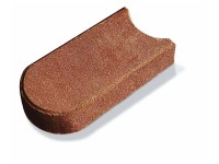 Semmelrock Trávniková obruba 12 x 22 x 4,5 cm červeno-hnedá