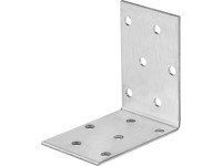 Spojovací uholník 50 mm x 50 mm x 40 mm pozinkovaný, 10 ks