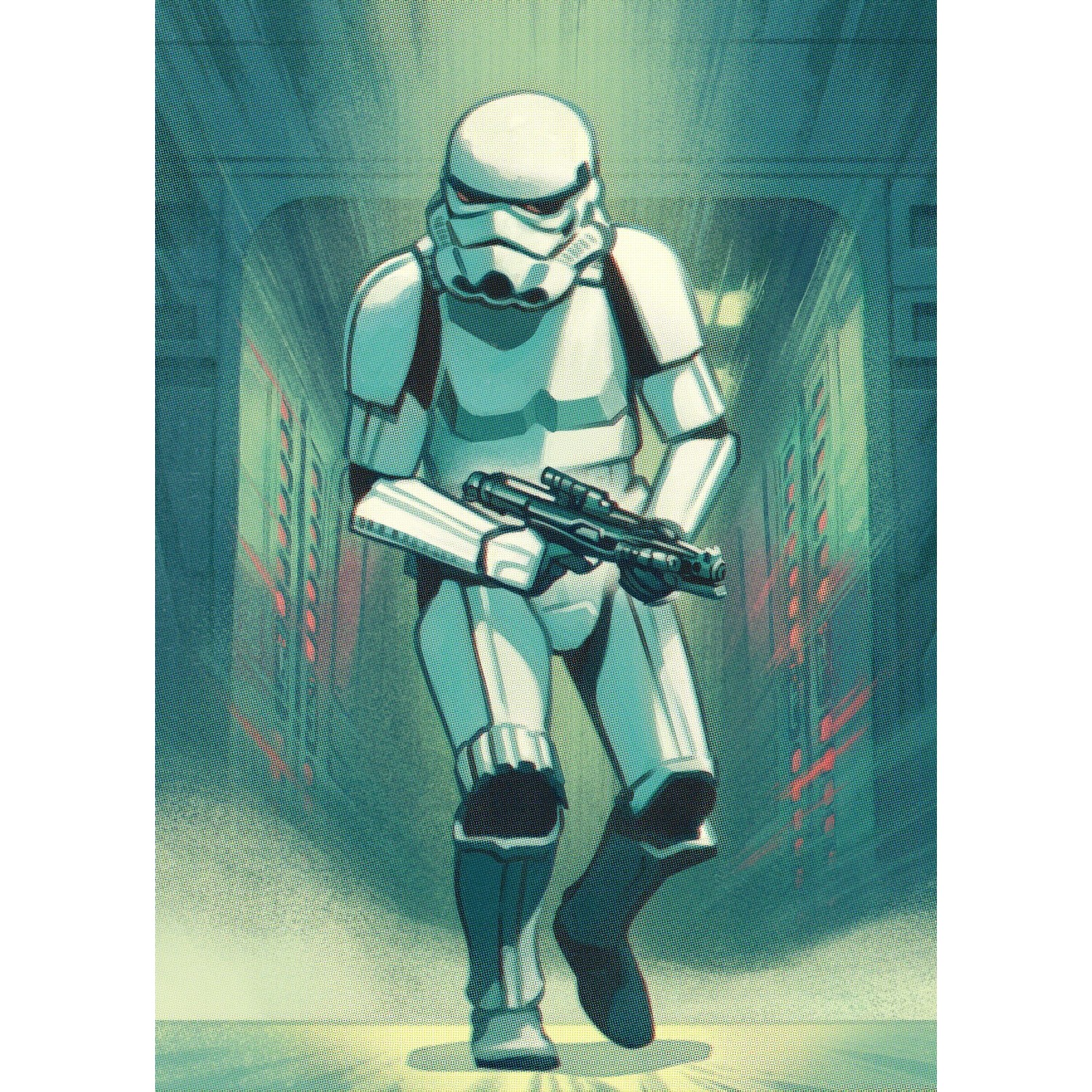 E-shop Komar Vliesová fototapeta Mandalorian Stormtrooper Print 200 x 280 cm