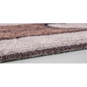 Detail: Čistiaca rohožka Astra Pure and Soft s dizajnom dreveného srdca, vnútorná rohožka.