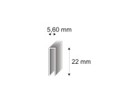 RON Spony stolárske 364/22 BL, dĺžka 5,6 x 22 mm, 600 ks