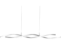 Paul Neuhaus Závesné LED svietidlo Polina, 2x10,2 W, oceľ, 110 x 8 x 140 cm