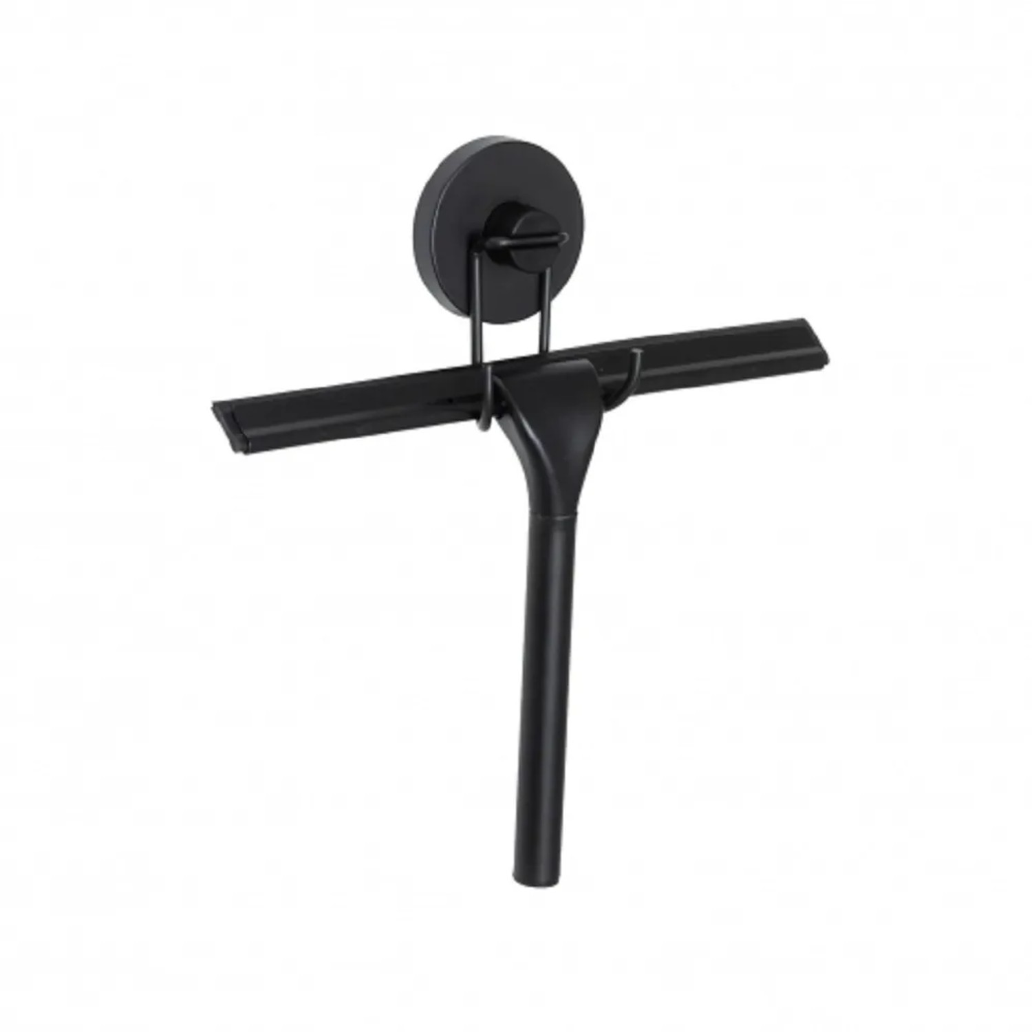 E-shop Wenko Stierka kúpeľňová Vacuum-Loc čierna 25 x 21,5 x 6 cm