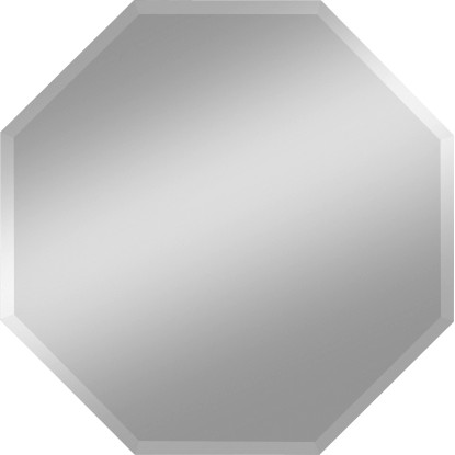 Fazetované zrkadlo Suma, strieborné, 50 x 50 cm