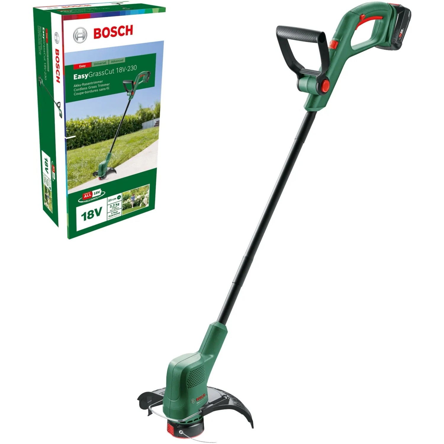 E-shop Bosch Aku strunová kosačka EasyGrassCut 18V-26 Solo