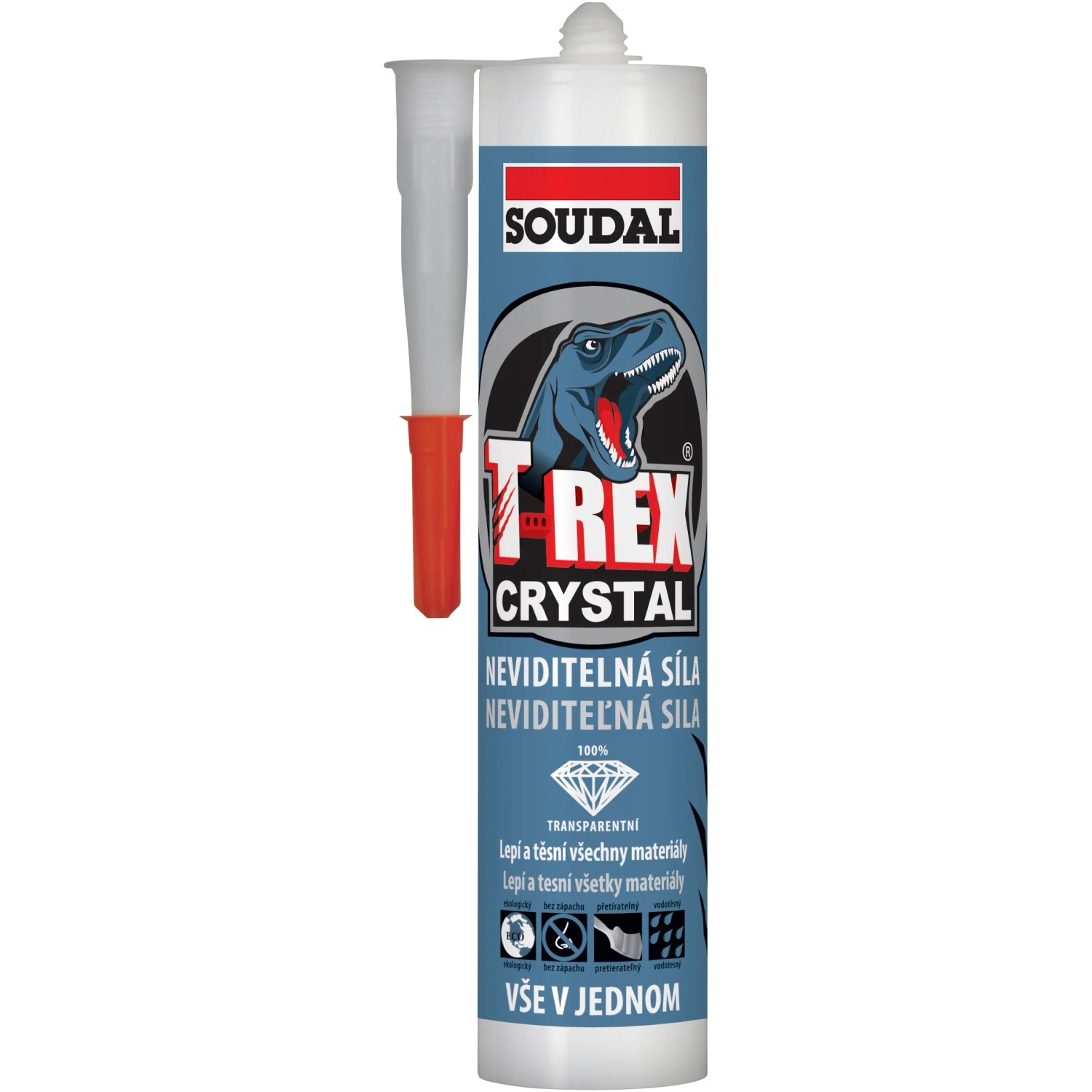 E-shop SOUDAL Lepidlo T-REX Crystal 290ml