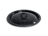 Smaltovaná pokrievka na hrniec na guláš, tmavo modrá, 10 l, pr. 32 cm