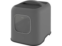 Rotho Toaleta pre mačky Biala, Anthrazit, 44,3 x 39,5 x 51 cm