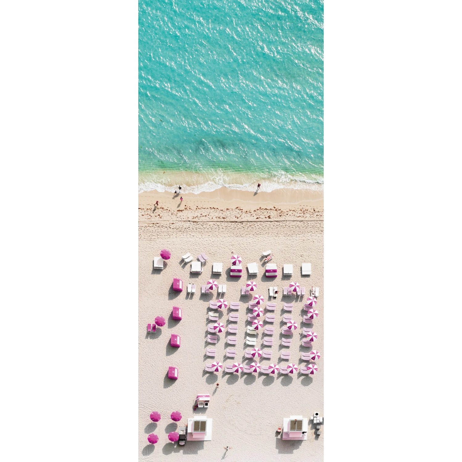 E-shop Komar Vliesová fototapeta Pink Umbrella 100 x 250 cm 100 x 250 cm