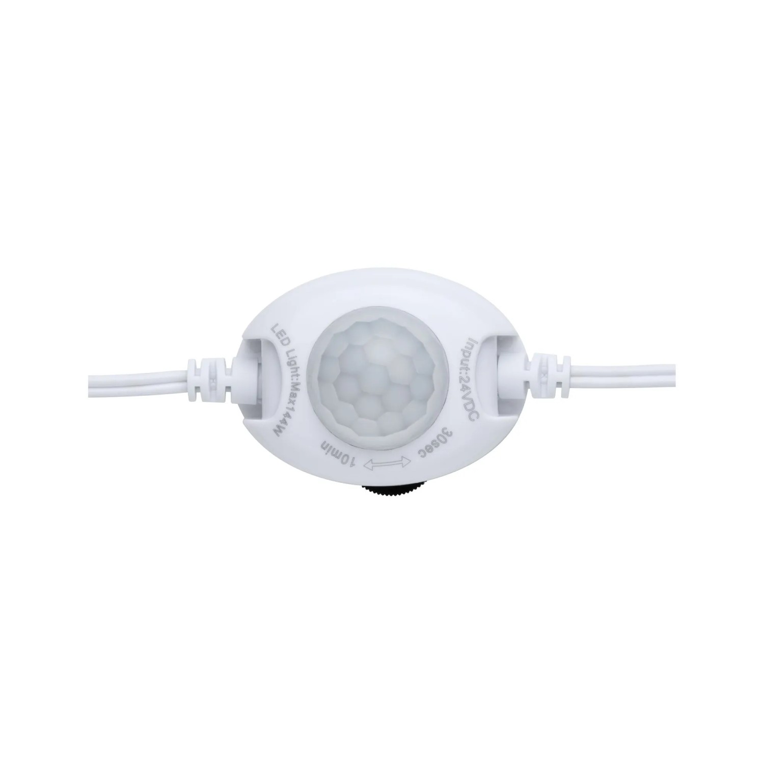 E-shop Paulmann Function MaxLED Nočný PIR senzor 24 V DC max. 144 W biely plastový