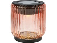 Solárne dekoratívne LED svietidlo, koralové, pr. 8 x 9 cm