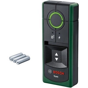 Detektor Bosch Truvo na skenovanie stien, vrátane batérií.
