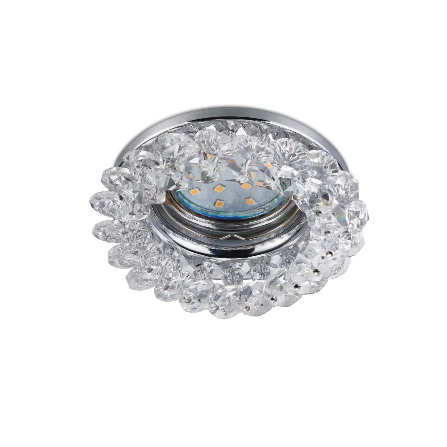 E-shop Trio Vstavané svietidlo Dolomite chróm pr. 90 mm