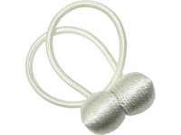 Gardinia Riasiaca spona Flex-S s magnetom, biela, 2 ks