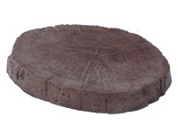 DITON Betónový nášľapný kameň v imitácii dreva, smrek tmavý, pr. 37 cm