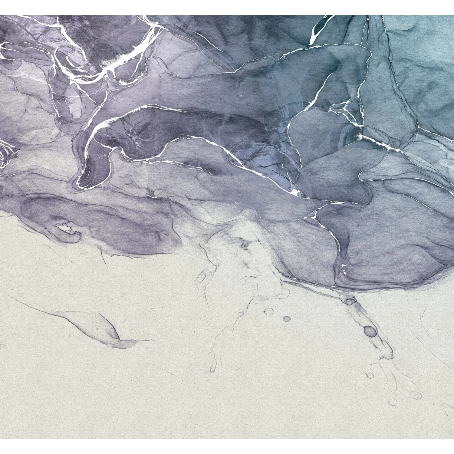 E-shop Komar Vliesová fototapeta Ink Blue Fluid 300 x 280 cm