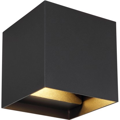 GLOBO LED vonkajšie svietidlo VERONIKA čierna 3W 290lm 3000 K 100 x 100 x 100 mm