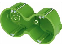 Spelsberg Elektroinštalačná krabica pr. 68 mm x 50 mm IP30 zelená, 2-násobná