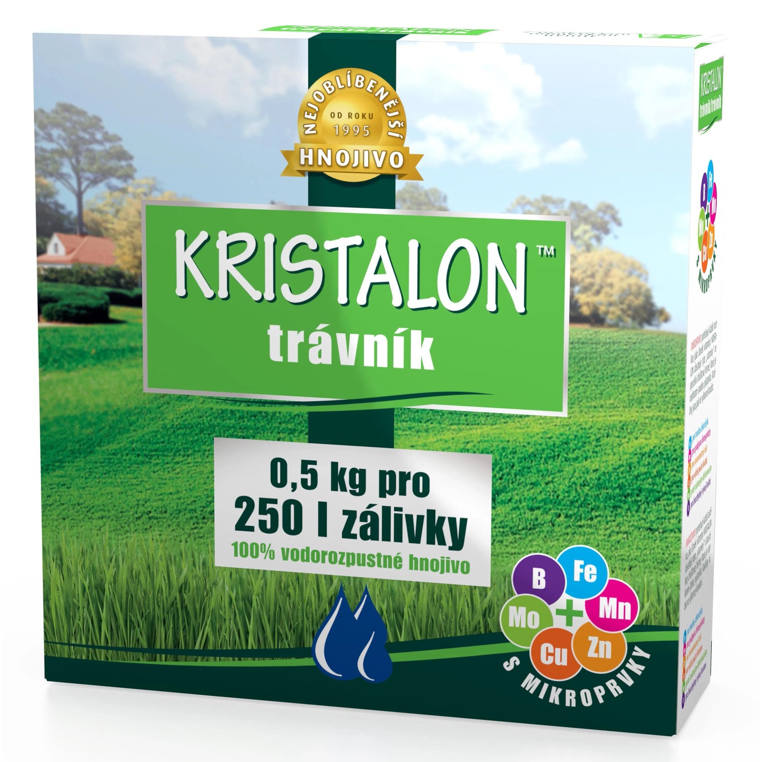 E-shop KRISTALON Kryštalické hnojivo Trávnik 0,5 kg