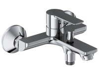 RAVAK Nástenná vaňová batéria Solar SL 022.00CR bez setu, chróm, rozstup 150 mm