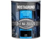 Hostagrund Základná aj vrchná farba 2v1 na železo S2160, 0199 čierna, 600 ml