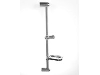 Protimex Sprchová tyč s mýdleníkom chrómová, 66 cm