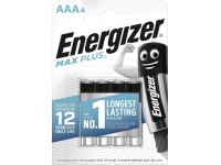 Energizer Alkalické batérie Max Plus AAA 1,5 V, 4 ks
