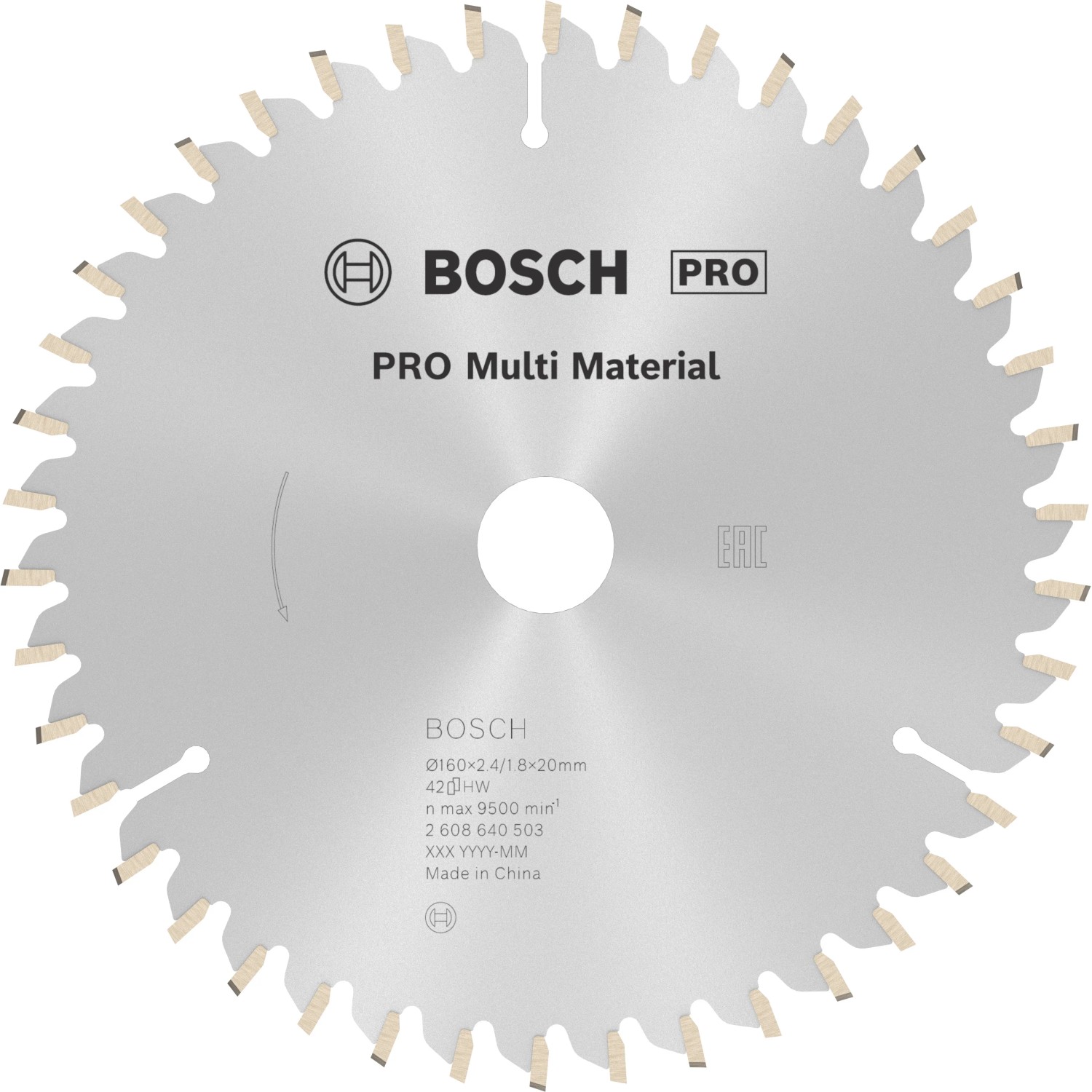 E-shop Bosch Pílový rezný kotúč PRO Multi Material, pr. 160 x 20 mm
