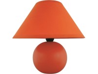 Rabalux Stolná lampa Ariel, matná oranžová, pr. 20 x 19 cm
