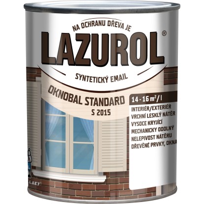 Lazurol Na okná Standard S2015 email 600 ml biely